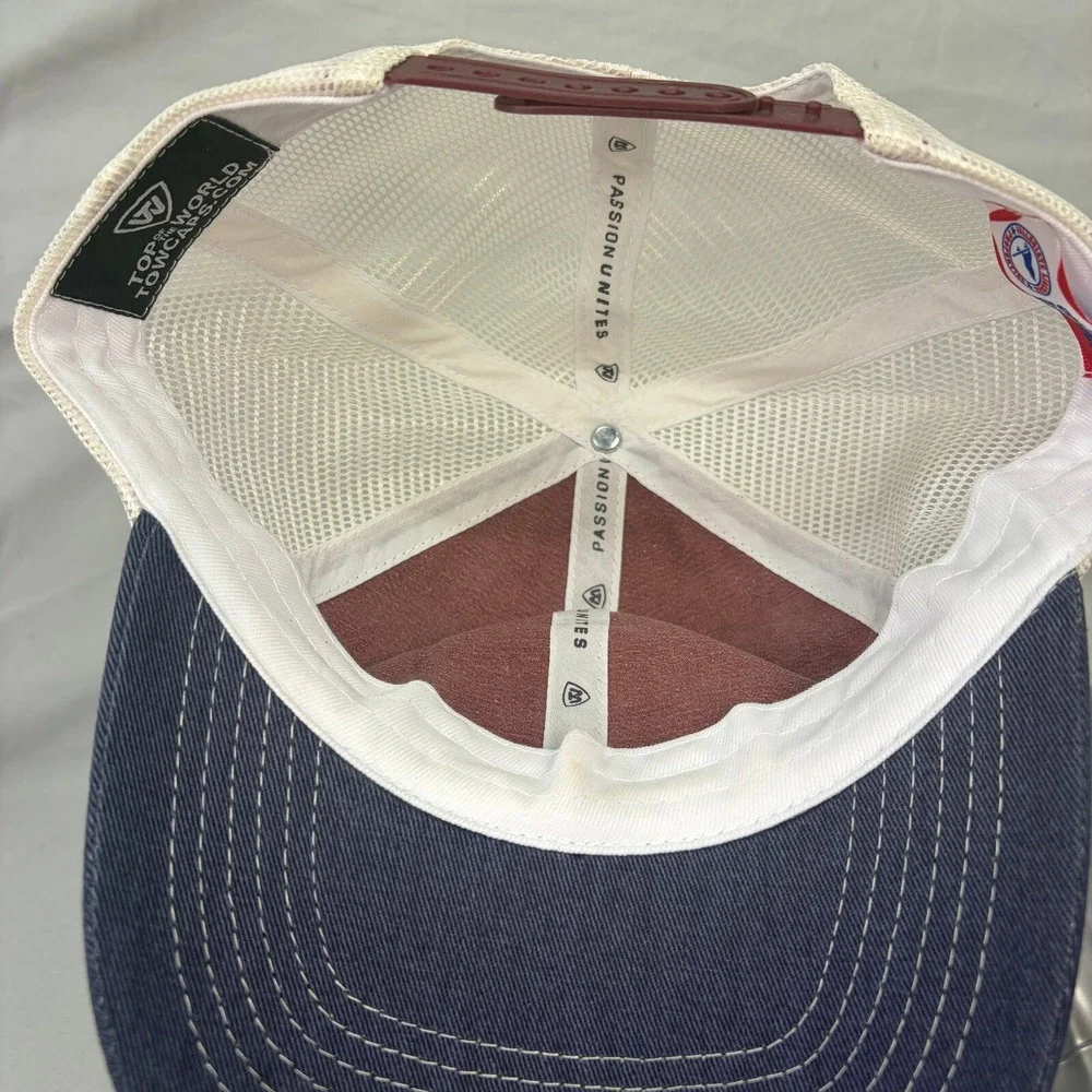 Top of the World Mississippi State Hat Trucker Men OSFA Maroon Mesh Snapback